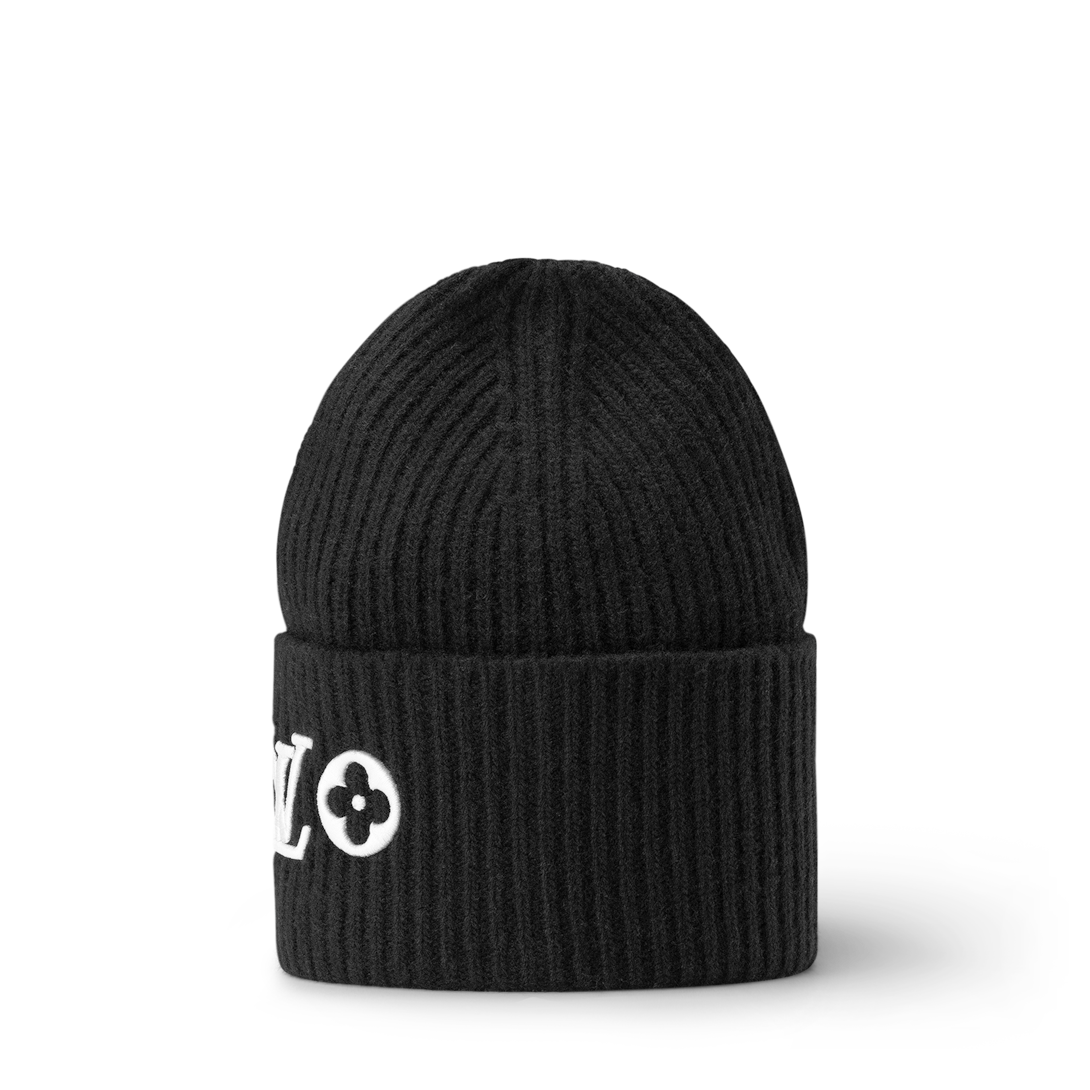 最終値下げlouis vuitton head line beanieニット帽 LV Headline Beanie - Luxury S00 Black | LOUIS VUITTON